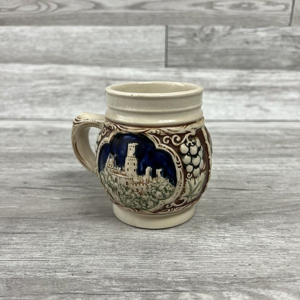 Vintage Gerzit GERZ West Germany Small Mug Pottery Coffee Cup
